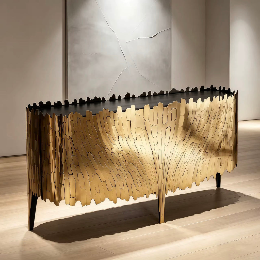 Casa Milano Aurea Fracture Artisan Sideboard - Atelier Edition