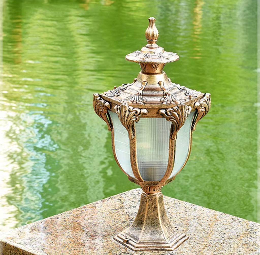 Valencia Solar Outdoor Post Lamp