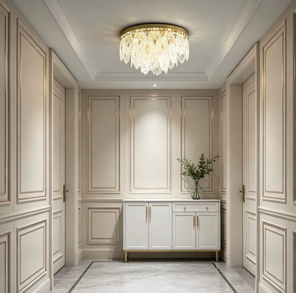 Nico Crystal LED Flush Mount