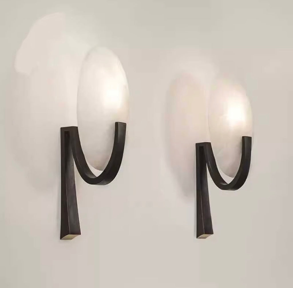 VALMONT ALABASTER WALL SCONCE