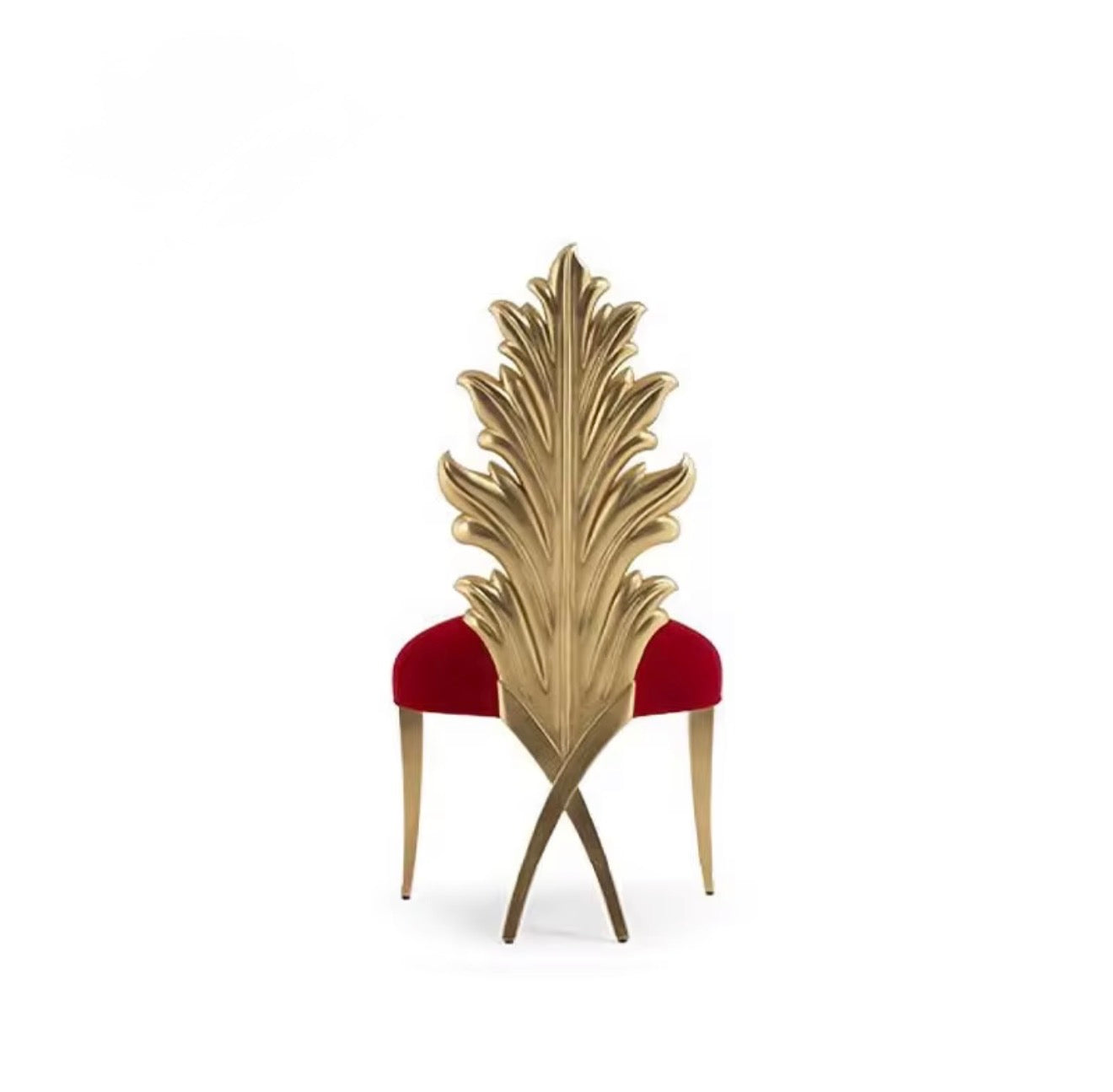 Casa Milano – Aurelia Gold Leaf Dining Chair