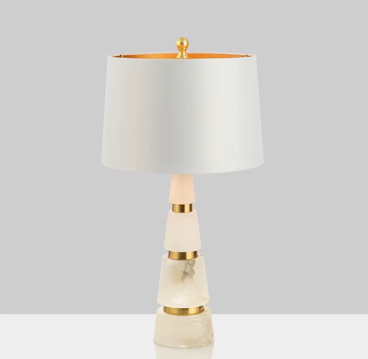 Eliana Sculptural Marble Table Lamp