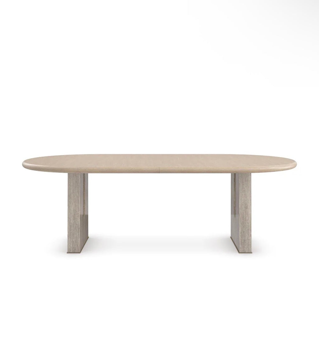 Casa Milano – Oval Oak Extendable Dining Table