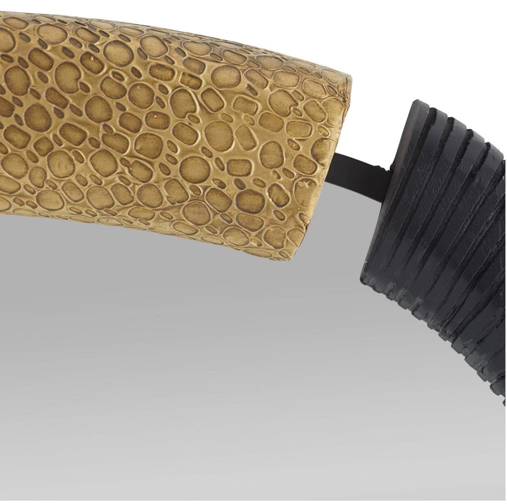 Casa Milano – Hitchcock Ebony Sculptural Mirror