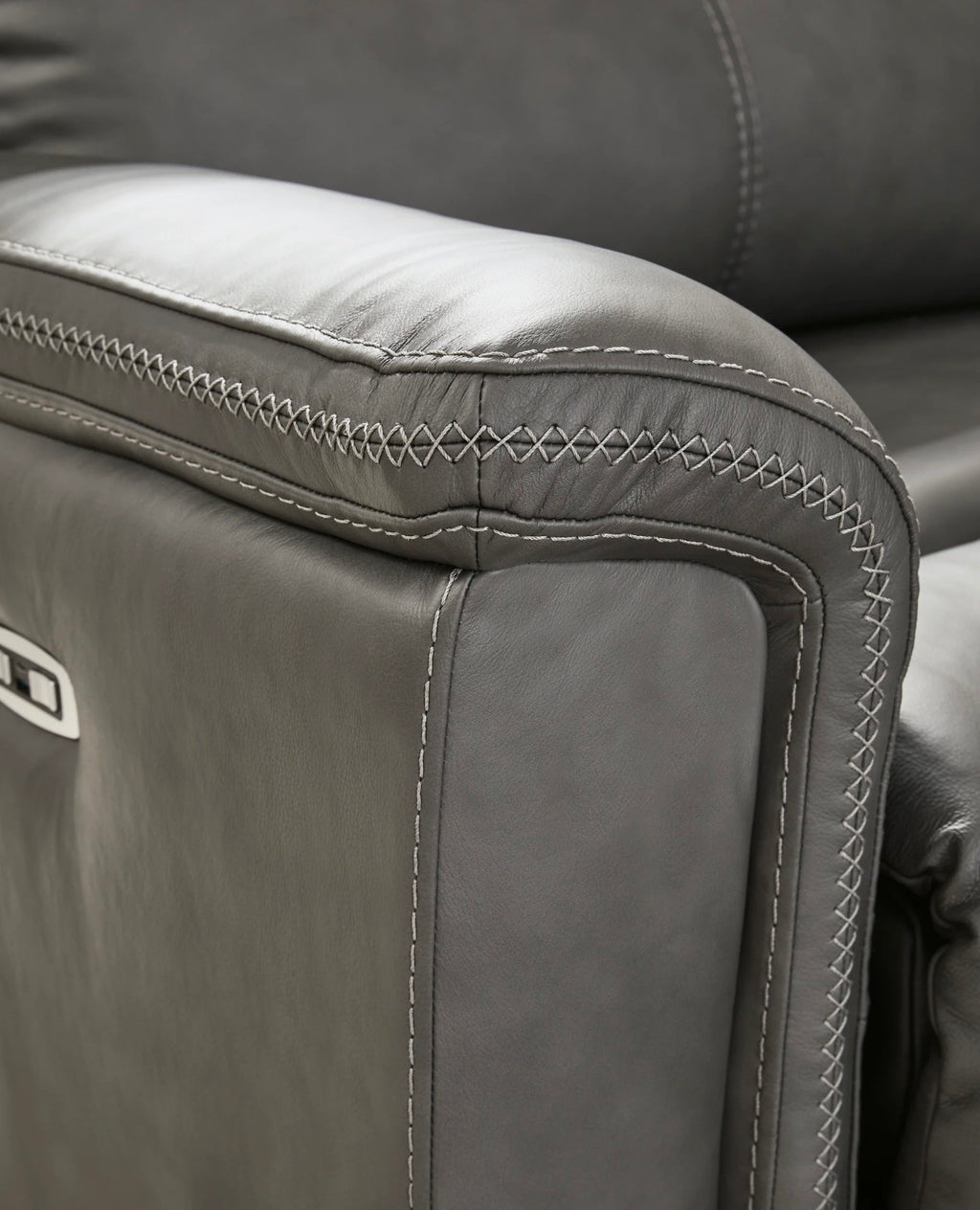 Casa Milano Bleckley Power Reclining Leather Sectional | Quick Ship