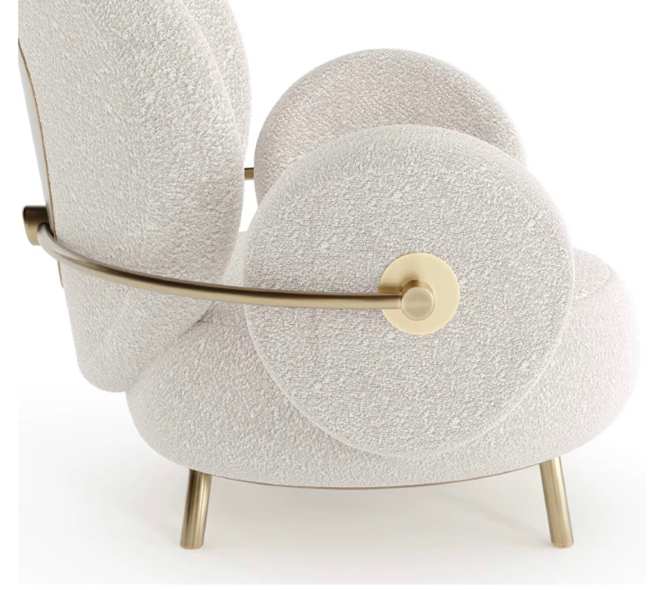 Casa Milano Novara Sculptural Accent Chair