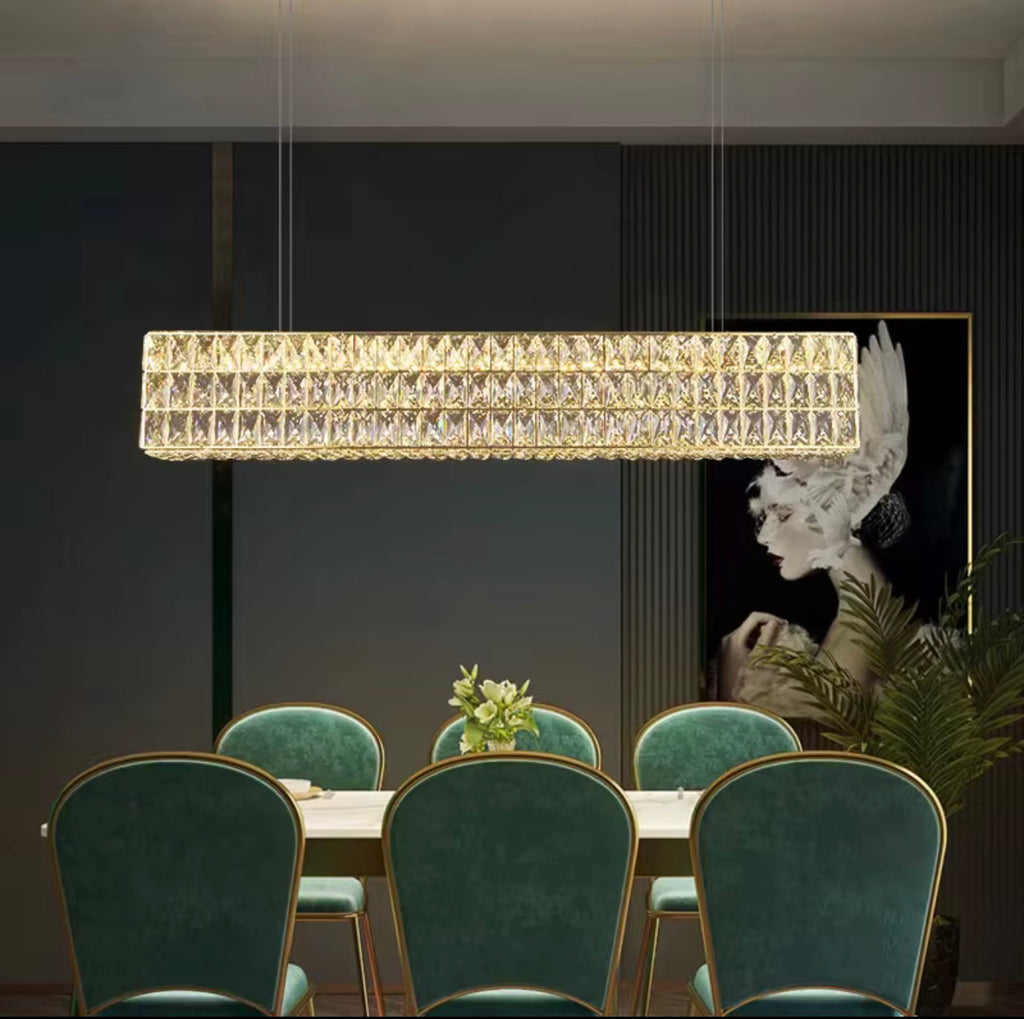 Giulietta Rectangular Crystal Chandelier