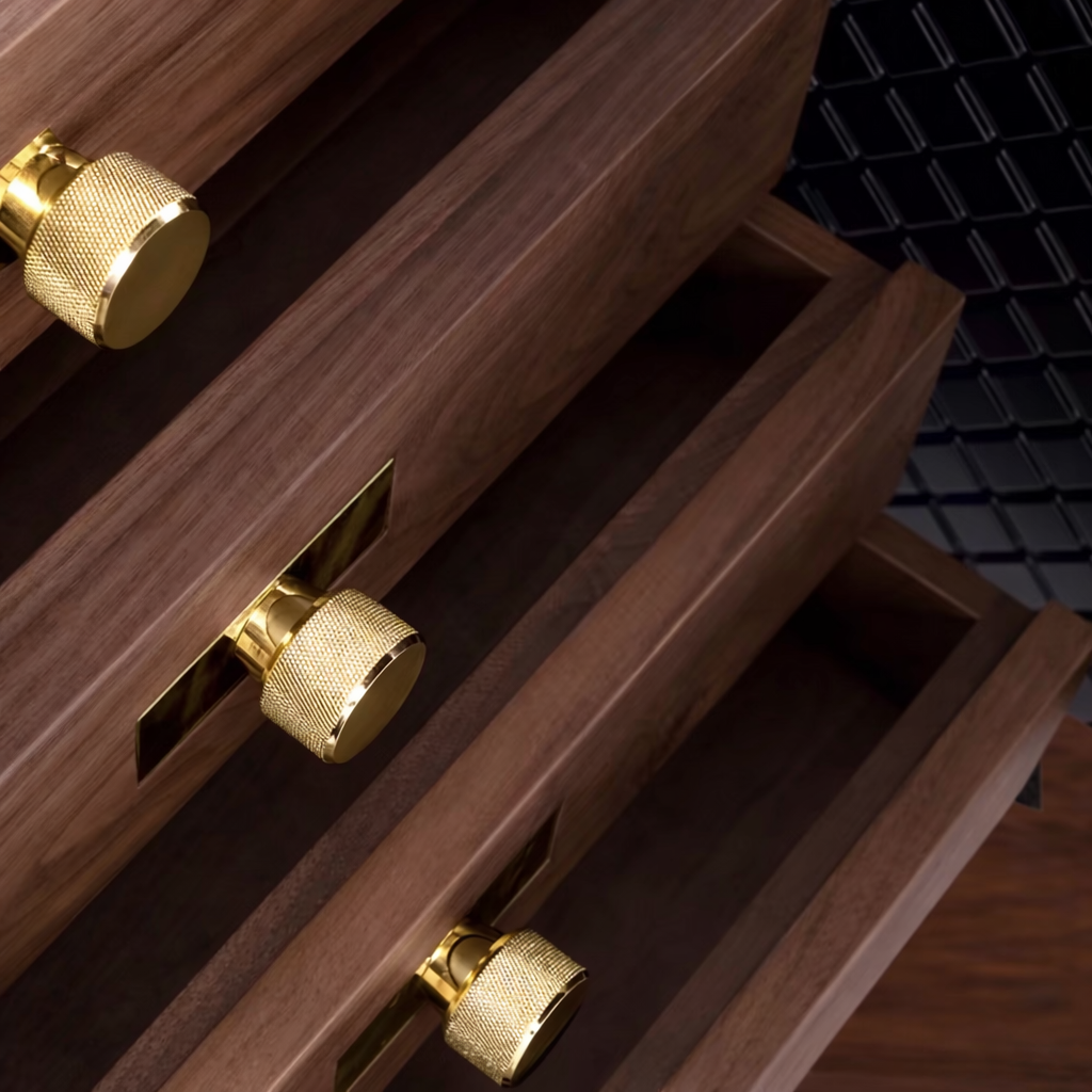 Casa Milano – Italian Gold Panel Console Cabinet