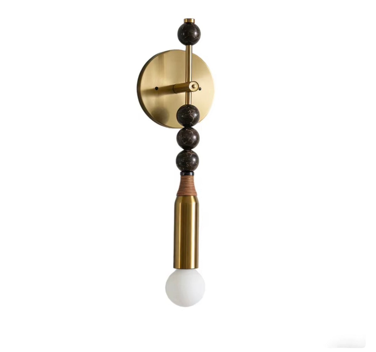 Annabel Marble Ball Wall Sconce