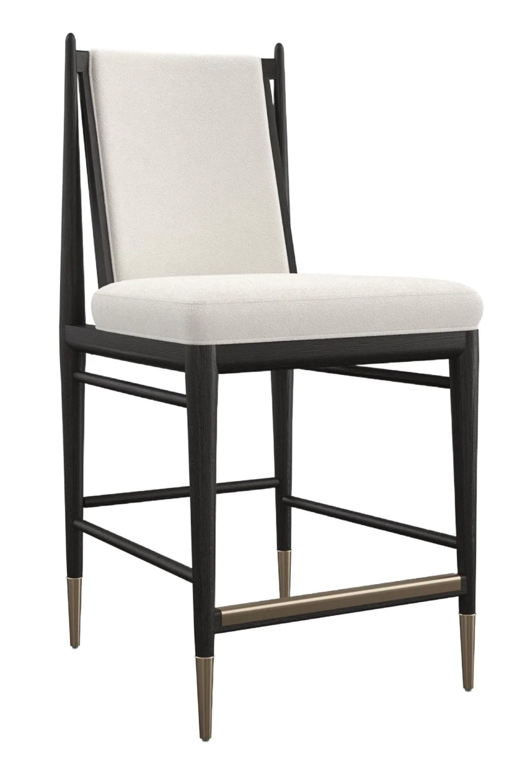 Casa Milano Unity Ivory Bouclé Counter Stool