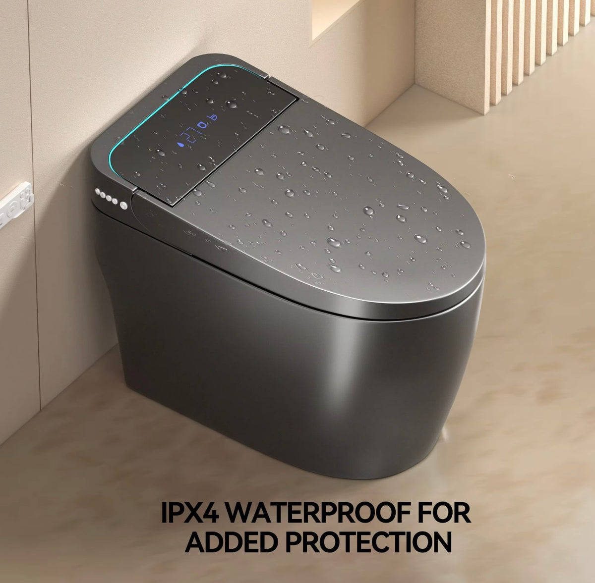 Lorenzo Graphite Intelligent Smart Toilet