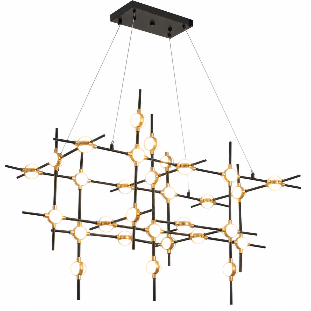 Noir Constellation LED Chandelier