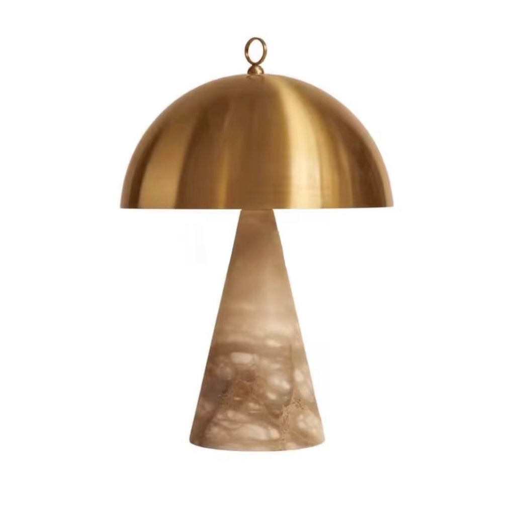 Isabella Mushroom Natural Marble Table Lamp