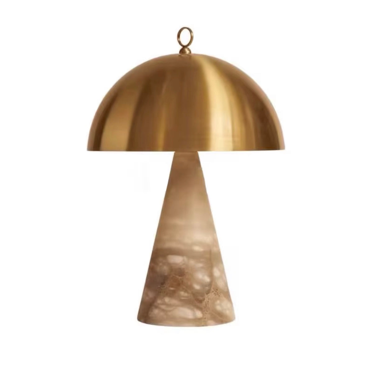 Isabella Mushroom Natural Marble Table Lamp