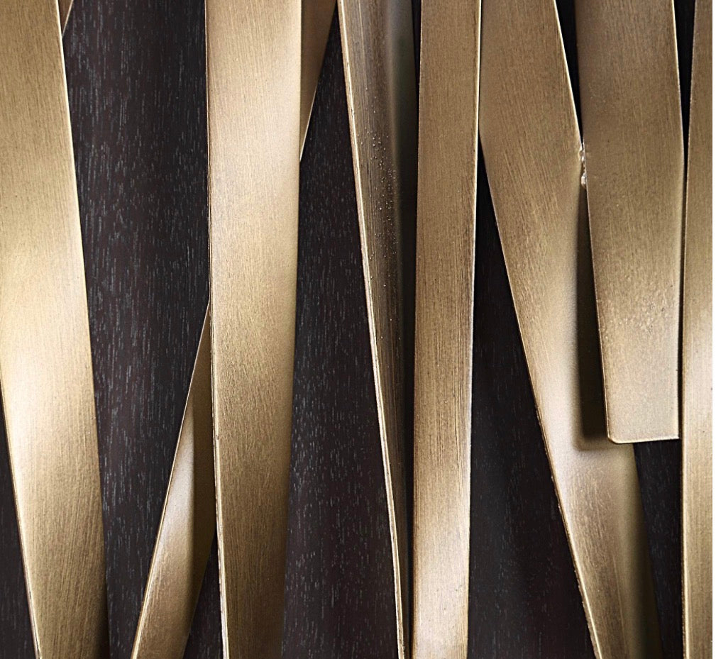 Casa Milano Crosshatch Metal Wall Decor – 2-Piece Set