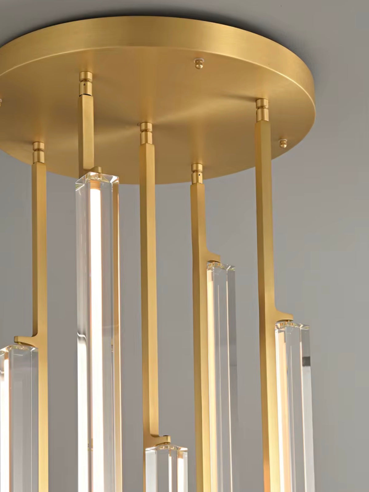 Shelda Artistic Full Brass Chandelier