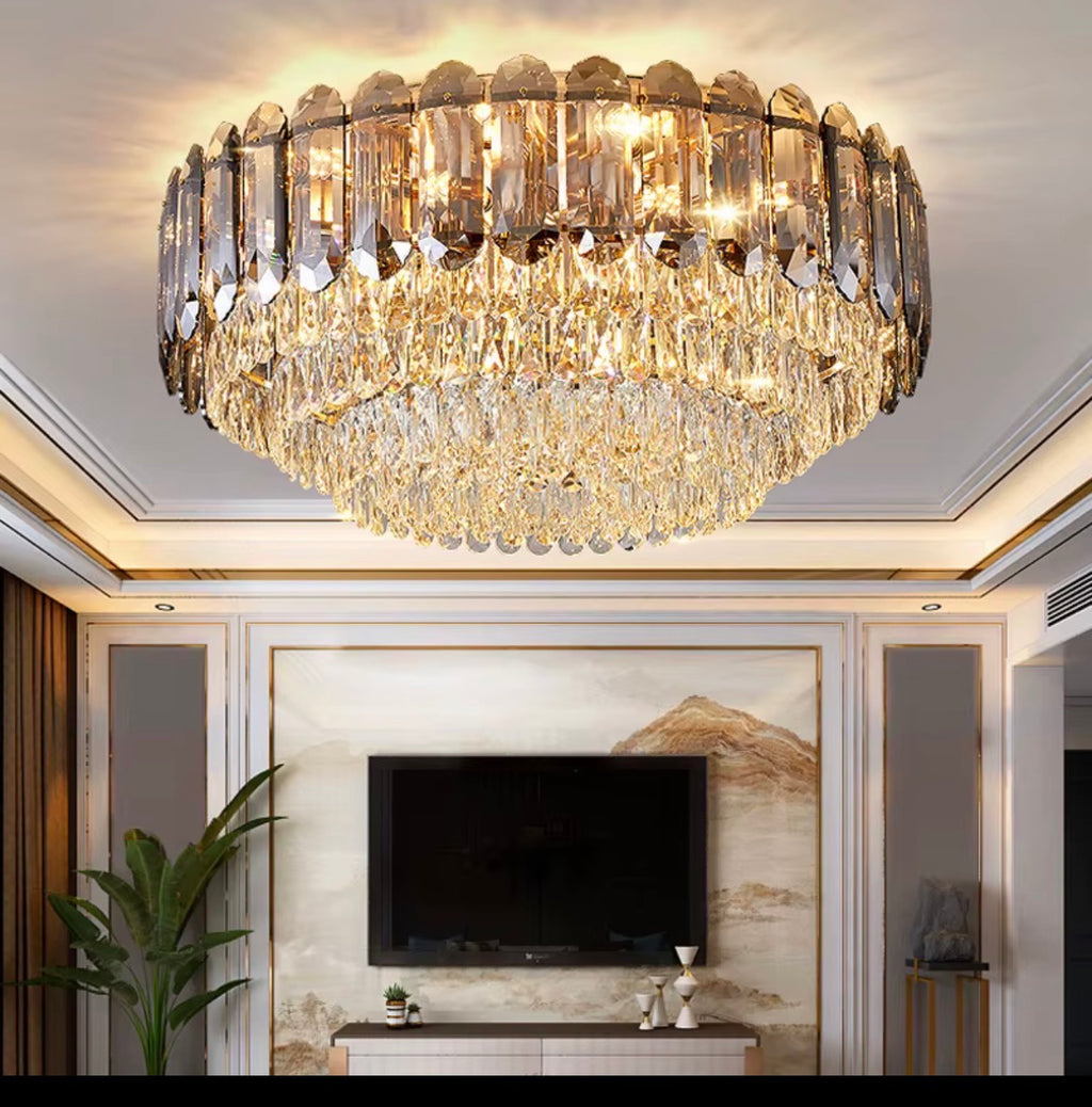 Aveline Crystal Flush Mount Ceiling Light