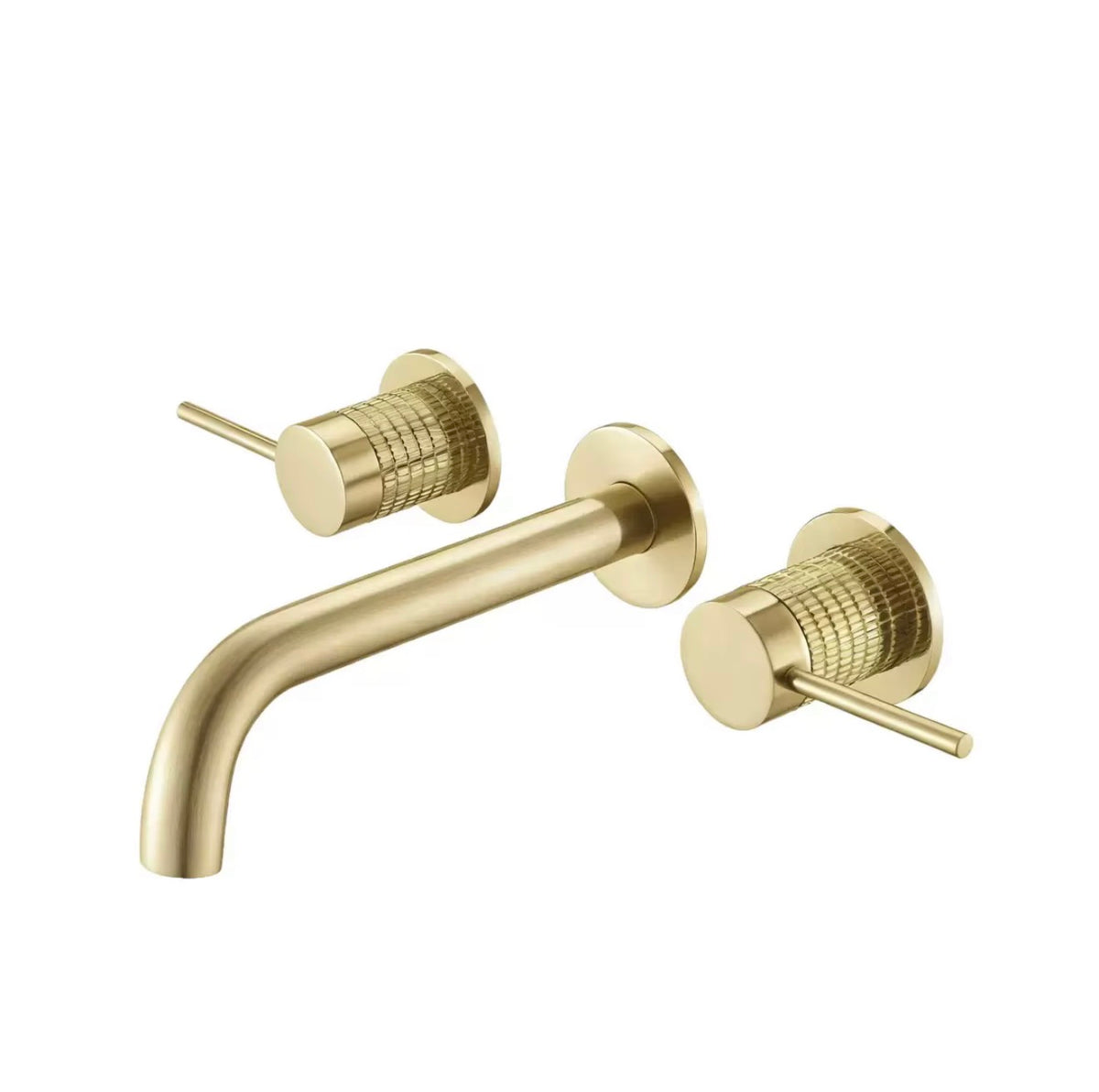Bellarosa Knurled Dual-Handle Wall-Mounted Faucet