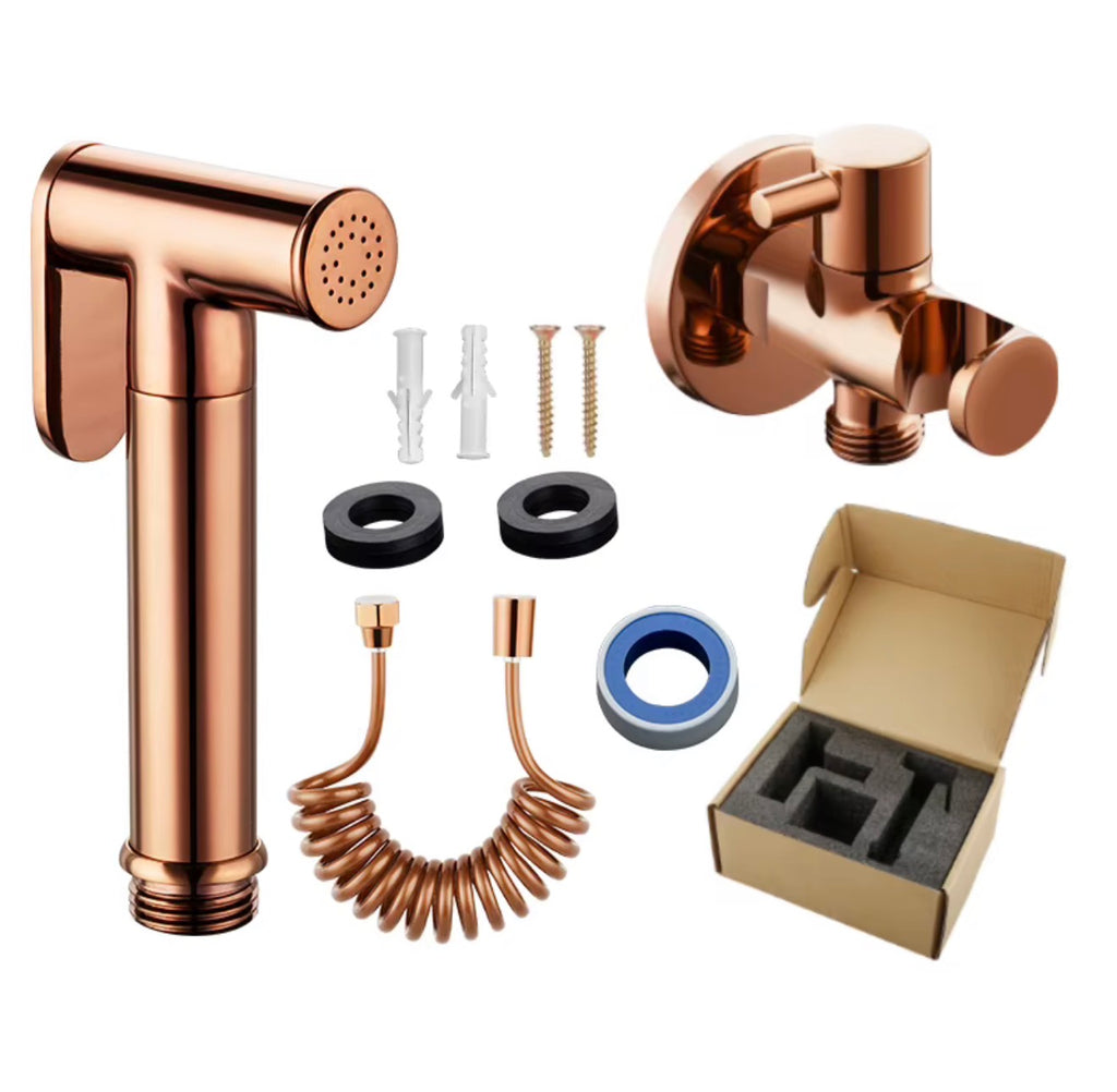 Serafina Rose Gold Brass Wall-Mounted Bidet Sprayer