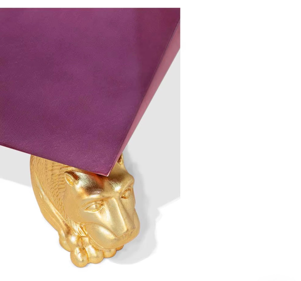 Casa Milano™ Amethyst Diamond Facet Luxury Sideboard – Sculptural Geometric Console with Gold Base