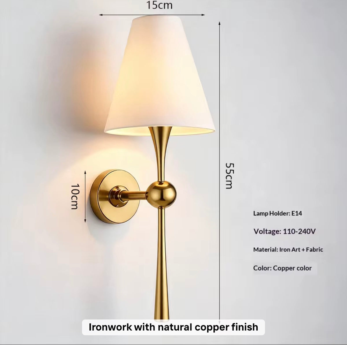 Angelo Iron LED Wall Sconce