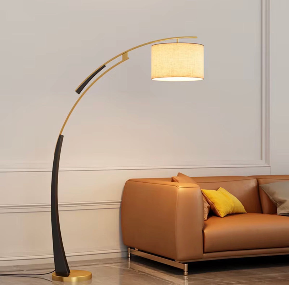 Deborah Curved Floor Lamp