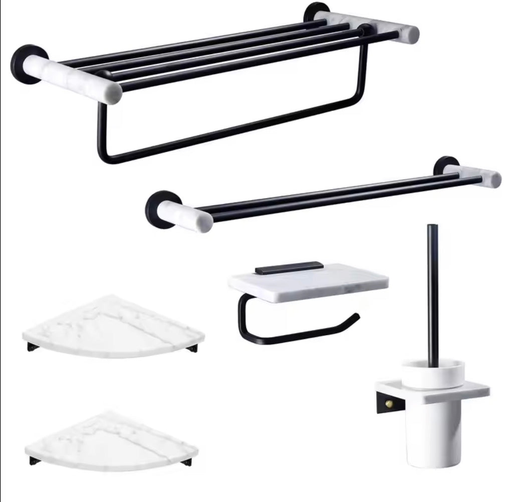 Lora 6-Piece Bathroom Hardware Set