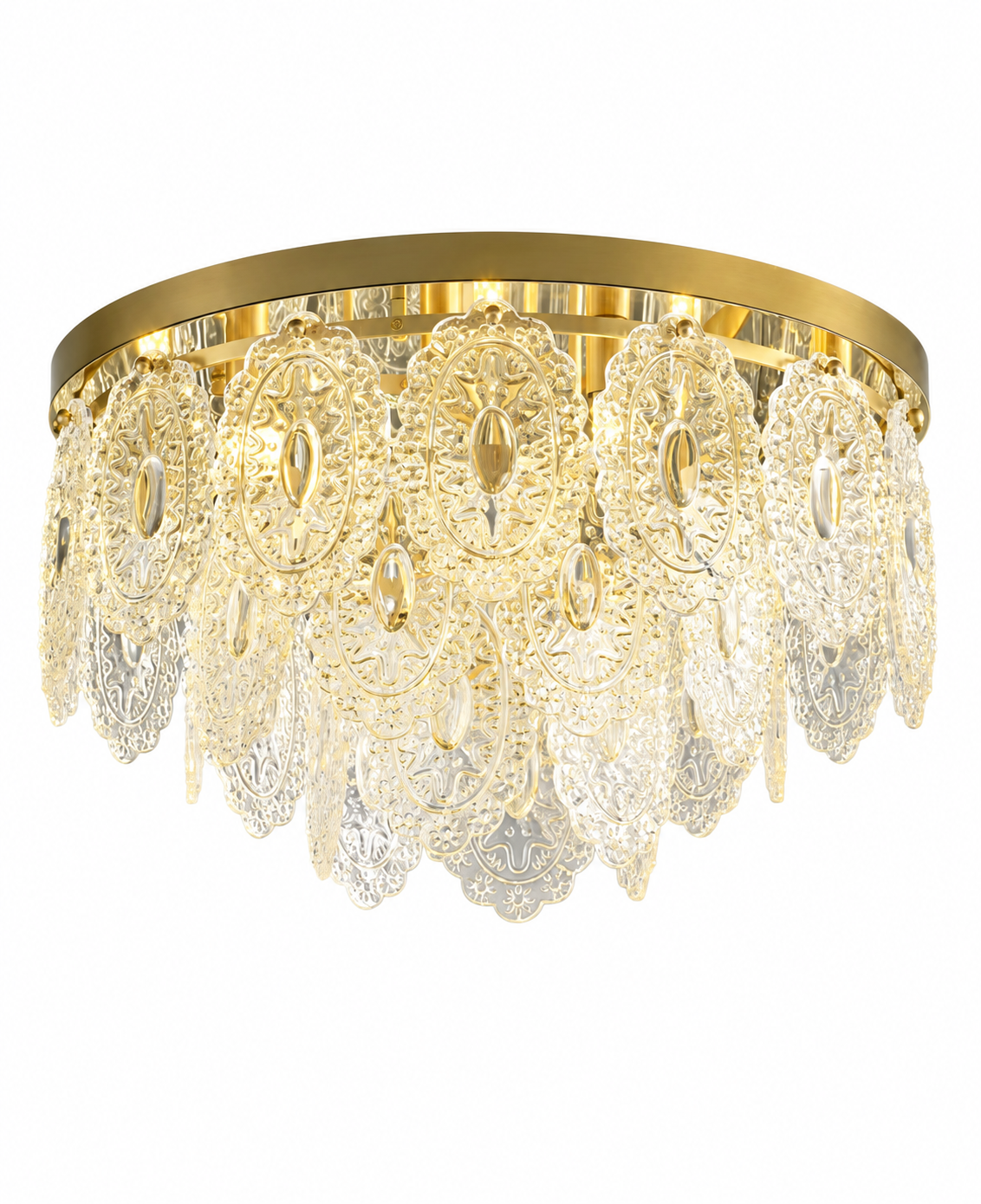 Nico Crystal LED Flush Mount