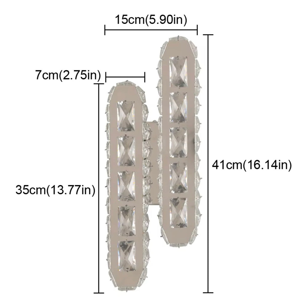 Sophia Crystal LED Wall Sconce