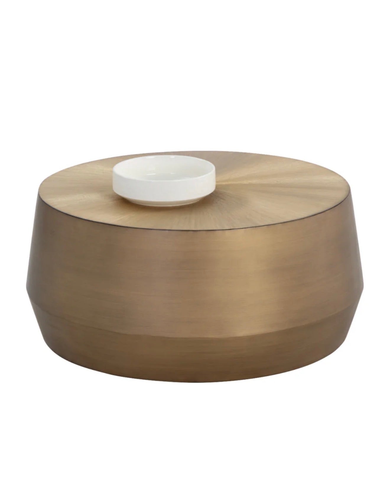 Casa Milano Splendido Etched Aluminum Coffee Table