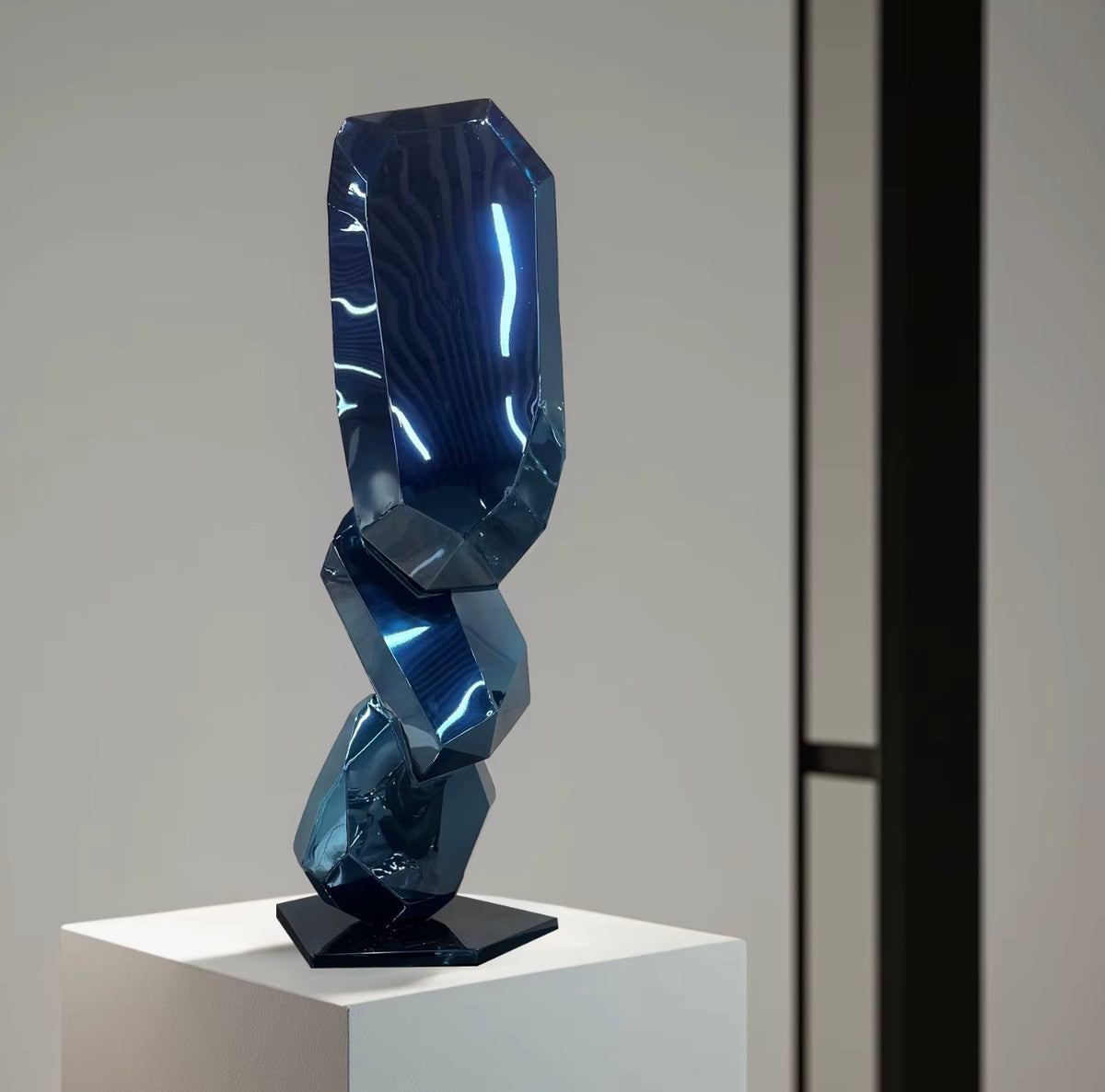 Orion Faceted Stainless Steel Sculpture