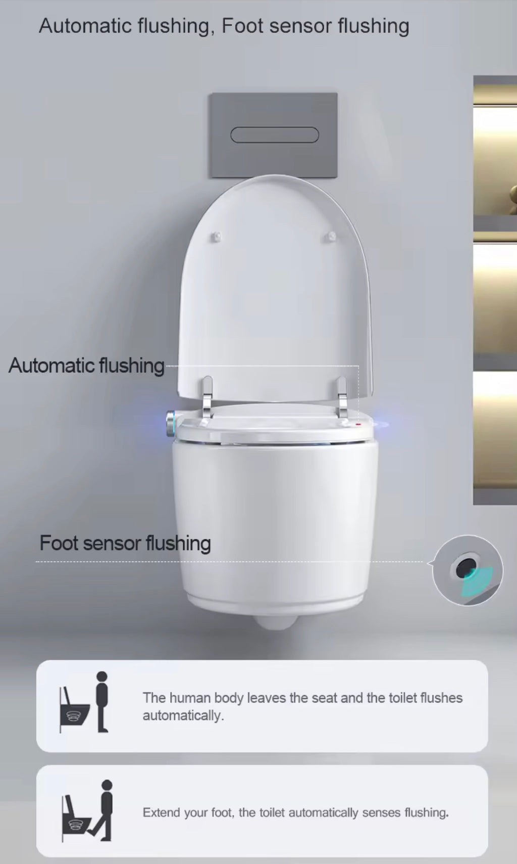 VALENCIA WALL-HUNG INTELLIGENT SMART TOILET
