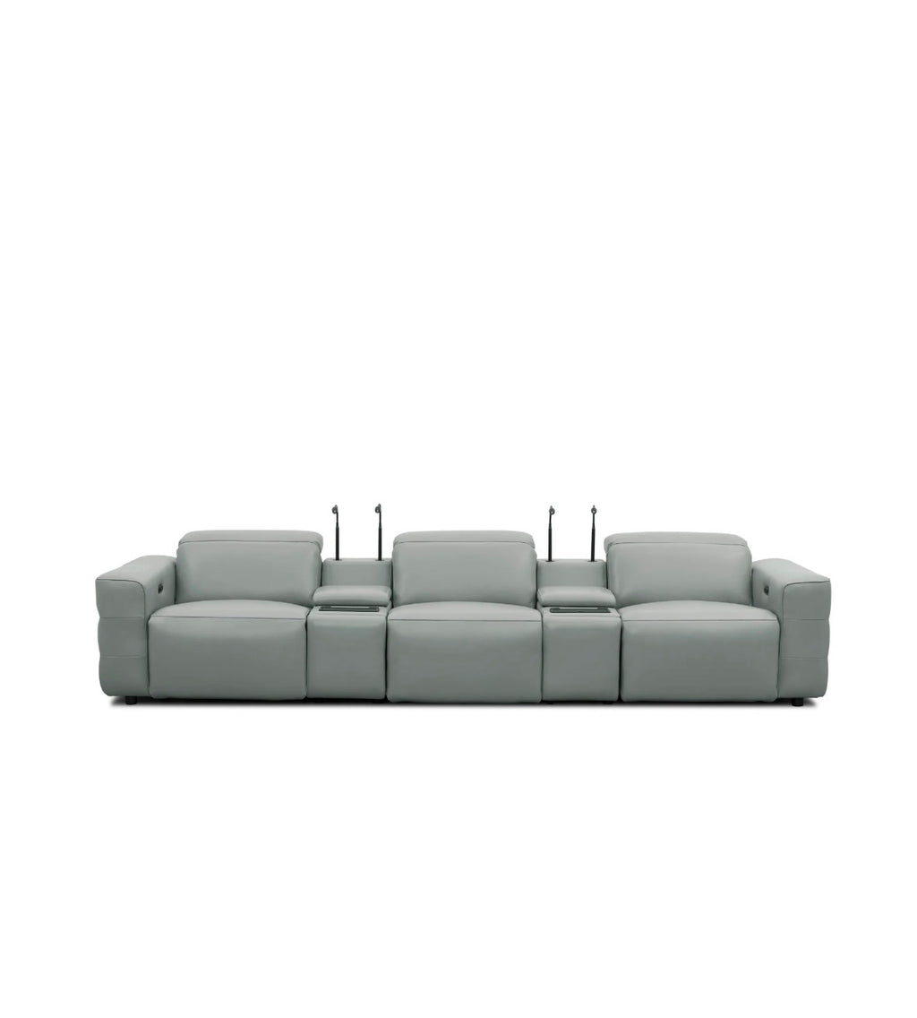 Casa Milano – Milano Italian Leather Power Recliner Row