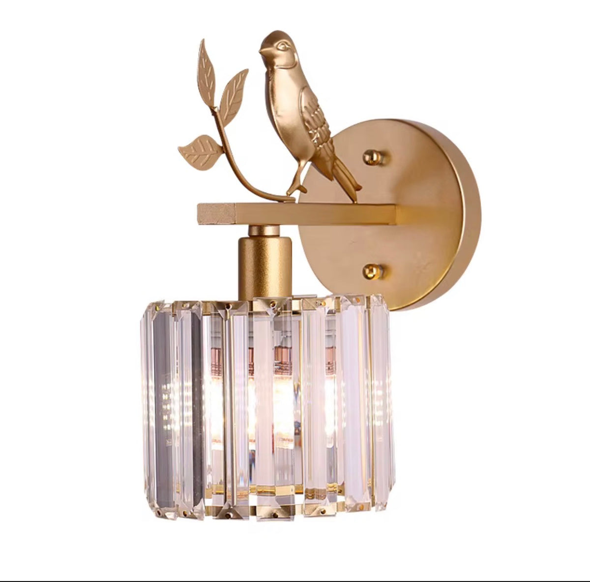 Isabella Bird Crystal Wall Sconce