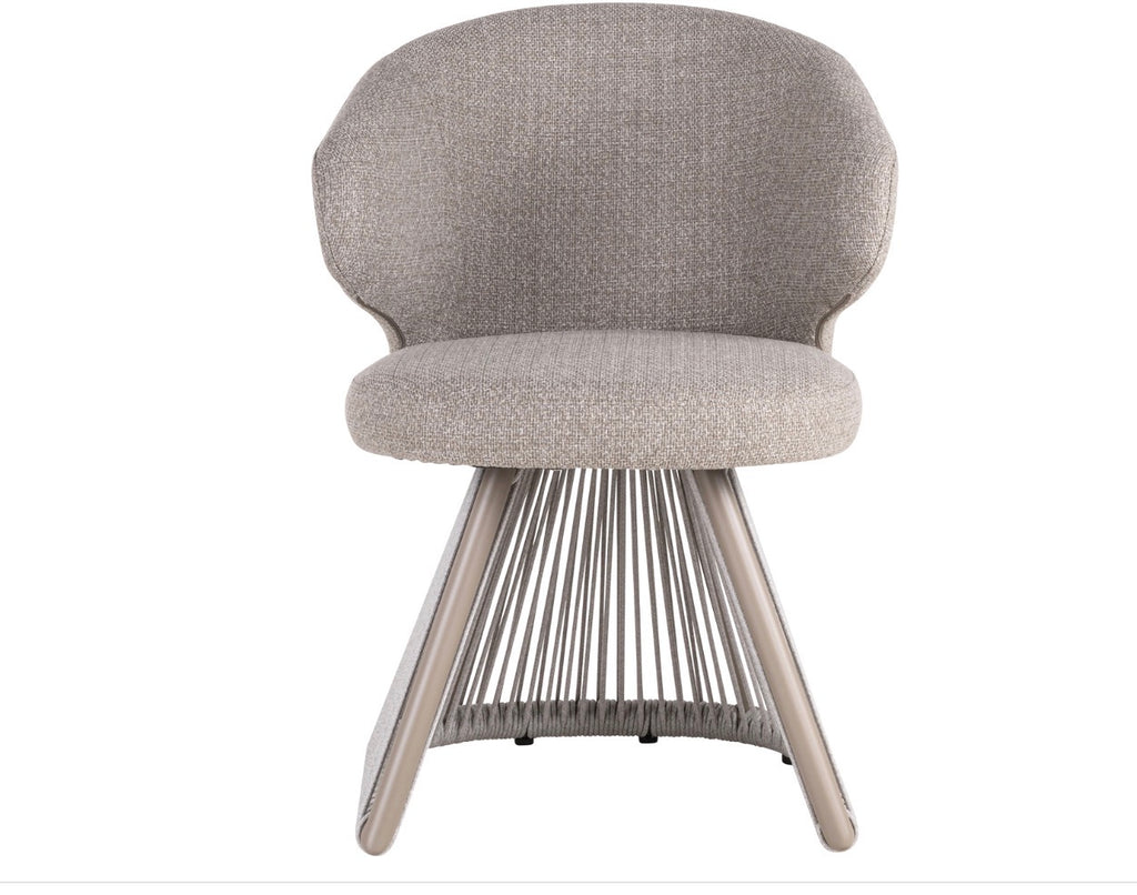 Nuba Luxury Woven Rope Outdoor Dining Chair