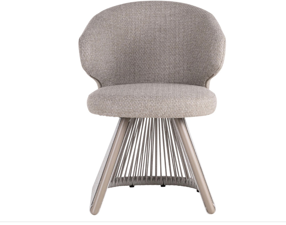 Nuba Luxury Woven Rope Outdoor Dining Chair