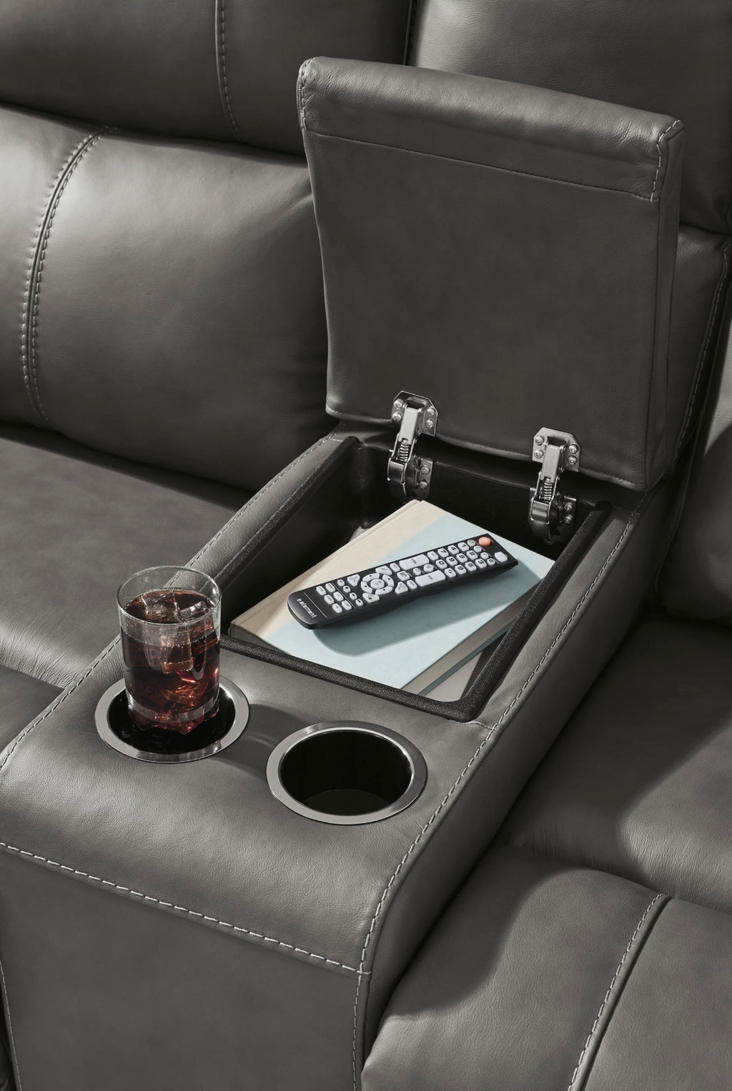 Casa Milano Bleckley Power Reclining Leather Sectional | Quick Ship