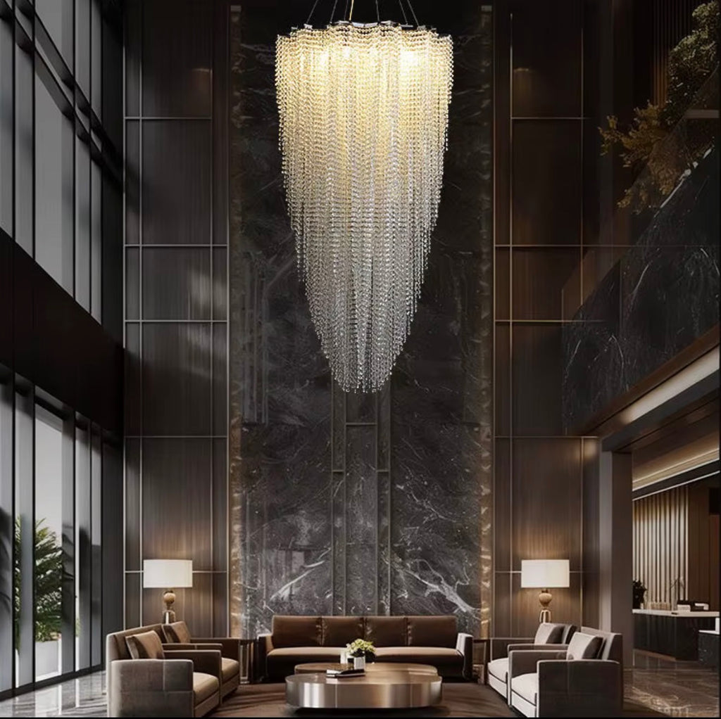 Vivienne Cascading Crystal Chandelier