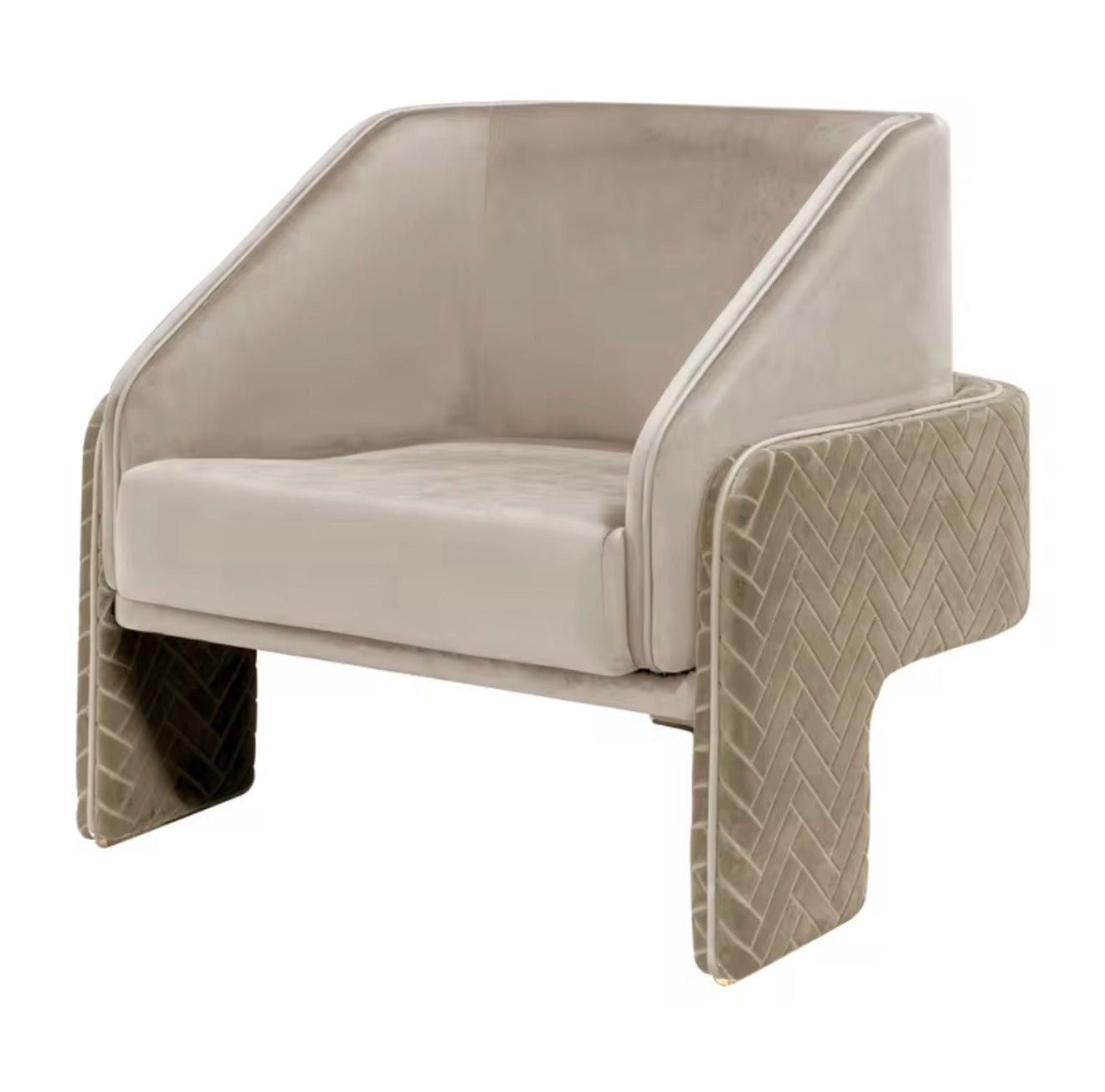 Casa Milano – Milano Quilted Velvet Accent Chair