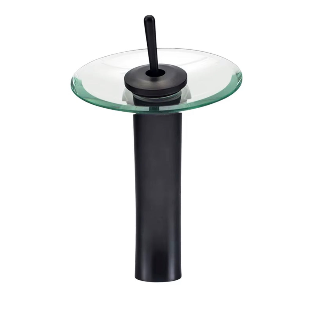 Fiore Glass Waterfall Vessel Sink Faucet