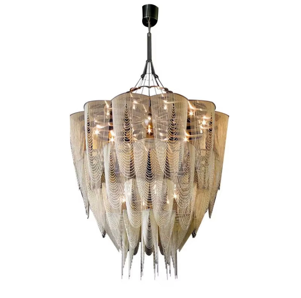 Montclair Aluminum Chain Chandelier