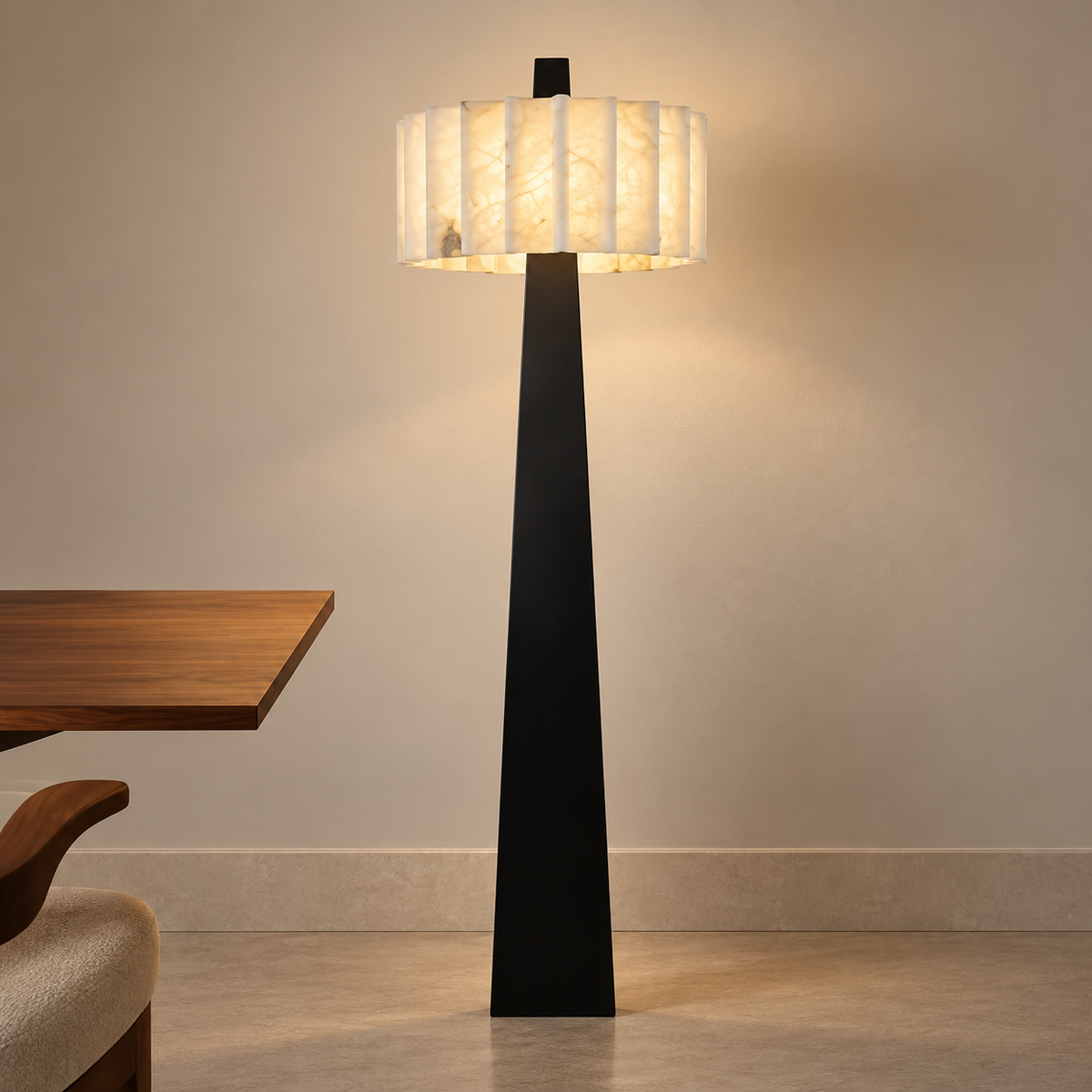 Orsini Alabaster Floor Lamp.