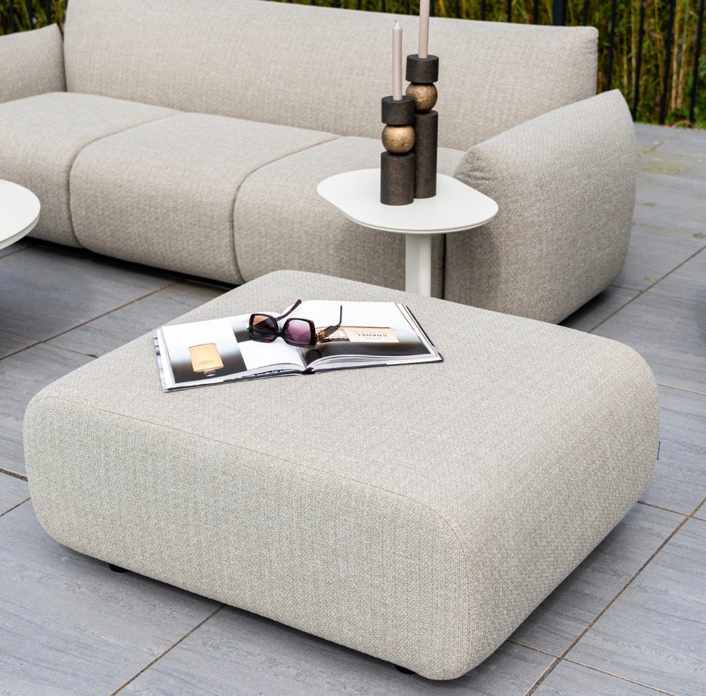 Dawson Luxury Outdoor Upholstered Ottoman