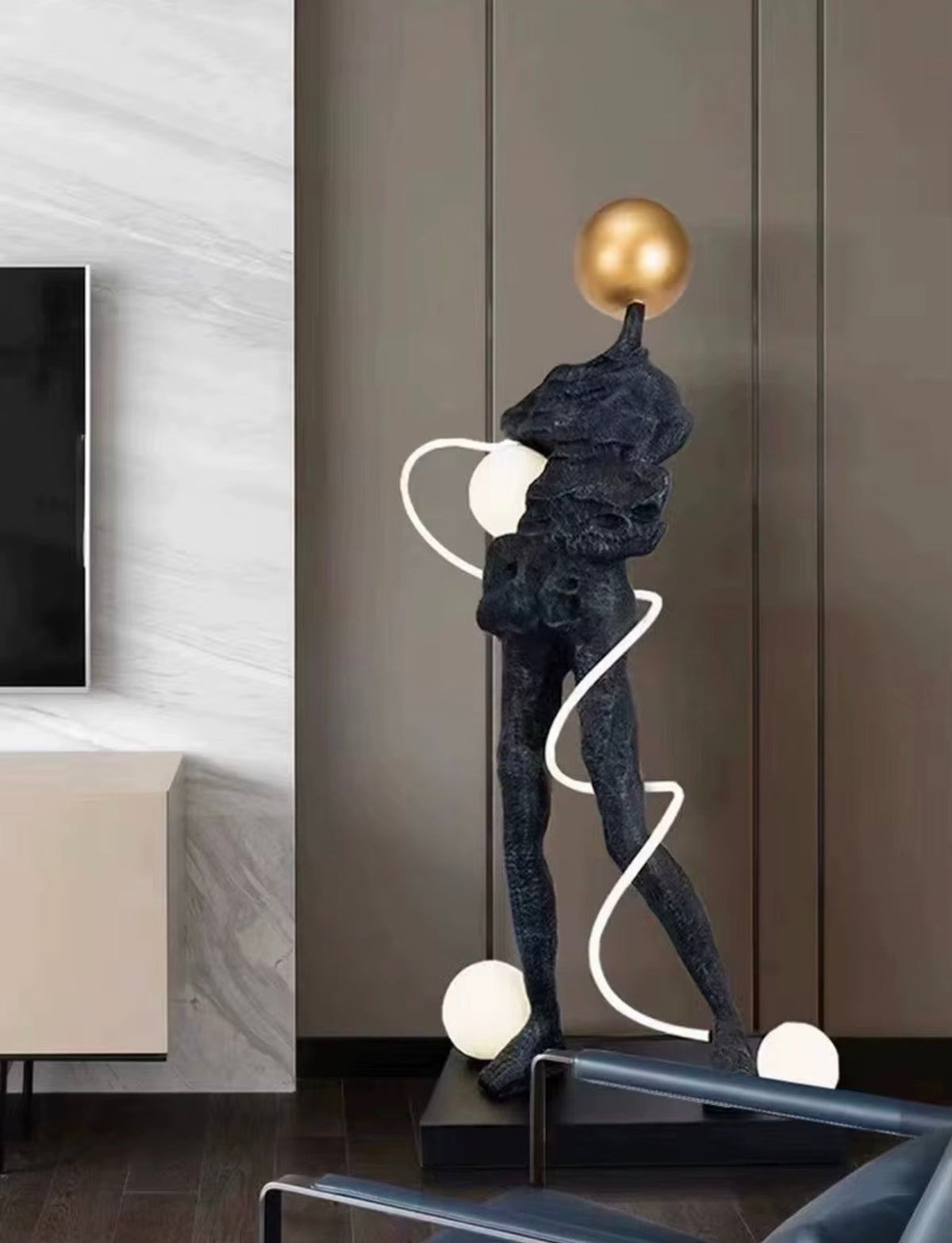 Lotus Sculptural Floor Lamp