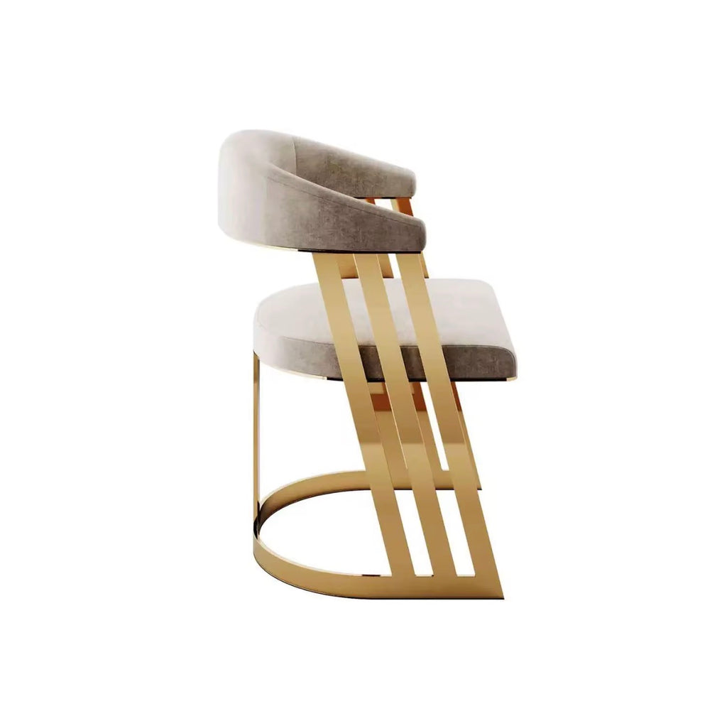 Casa Milano – Bellarose Gold Dining Chair