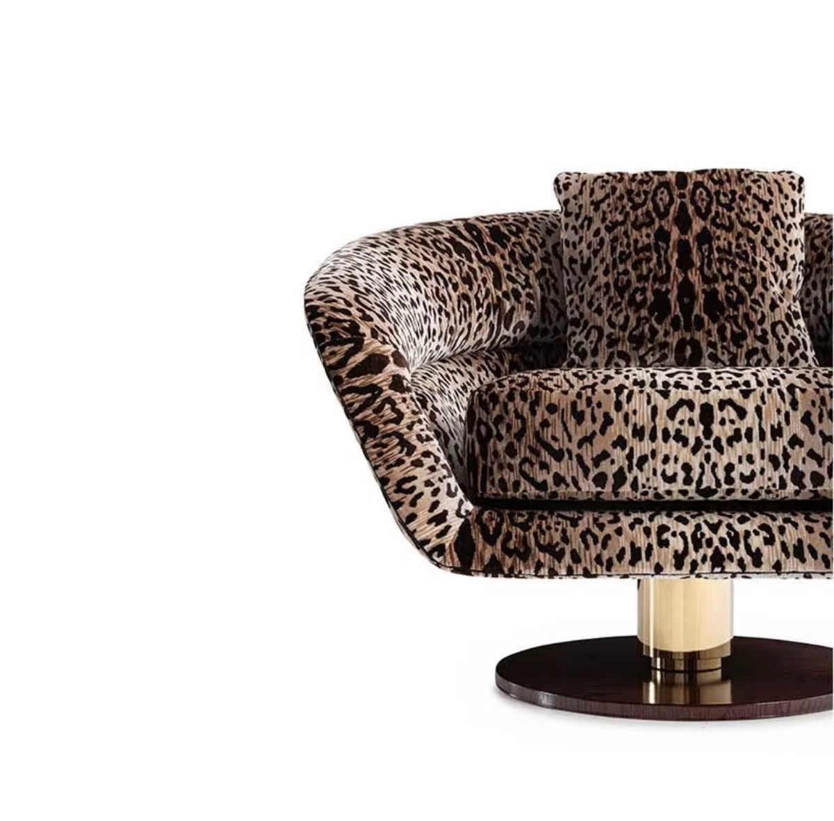 Ninfea Leopard Swivel Chair