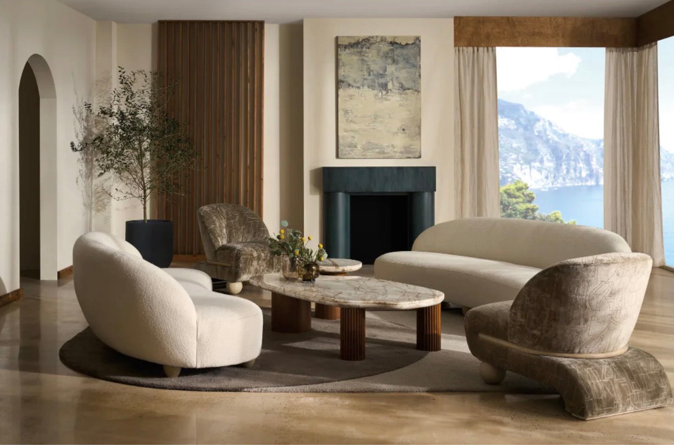 Casa Milano Aurea Sculptural Accent Chair