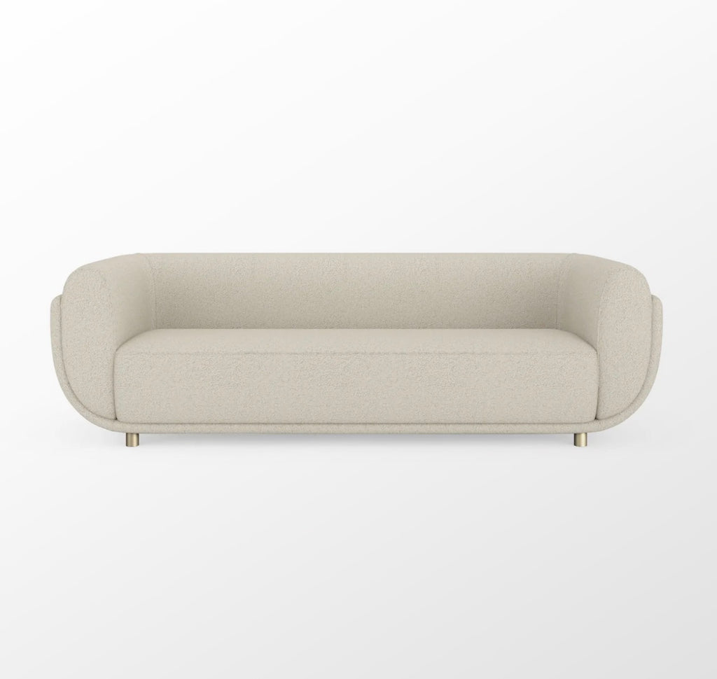 Cocoon Ivory Bouclé Sofa