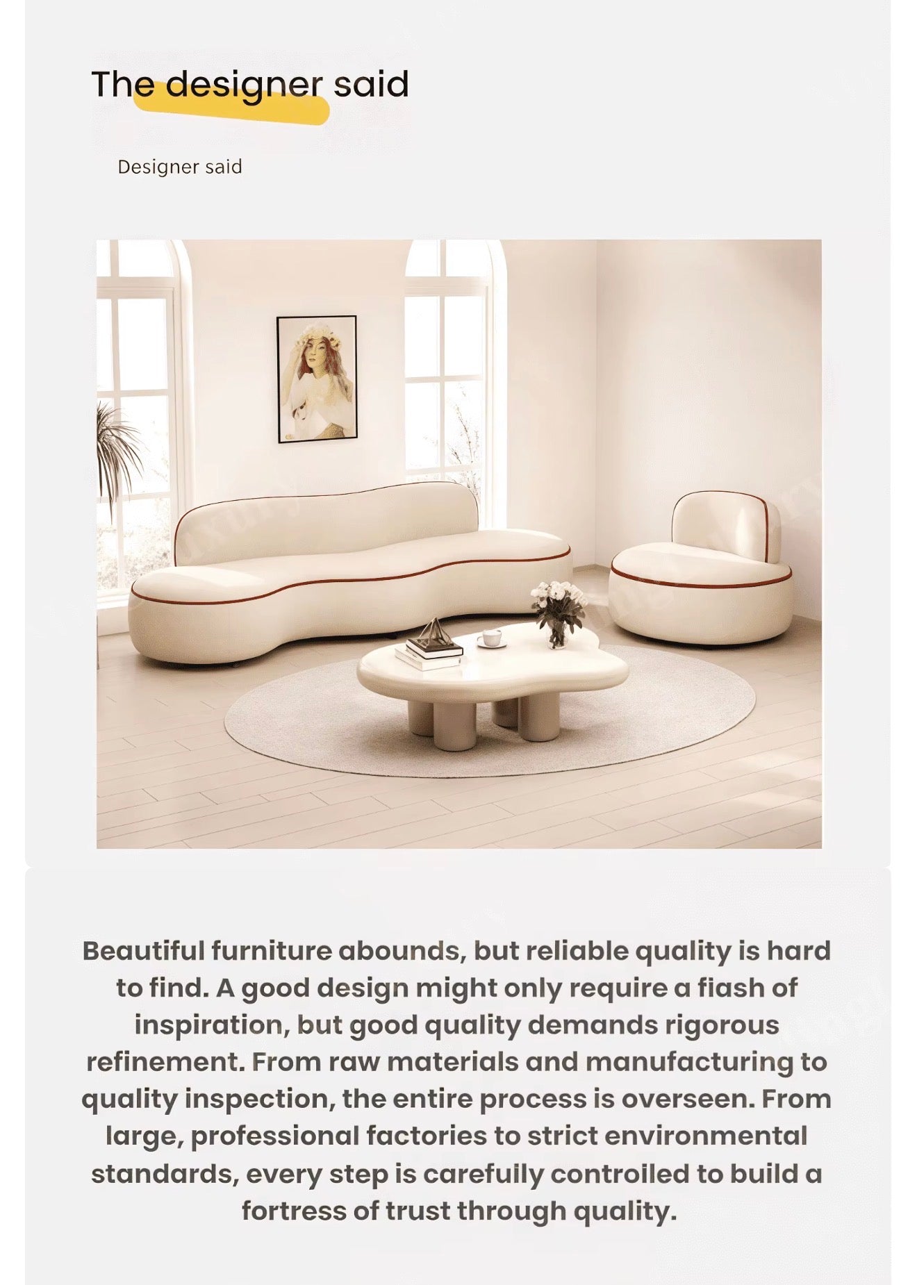 Lorenzo Curved Cloud Sofa
