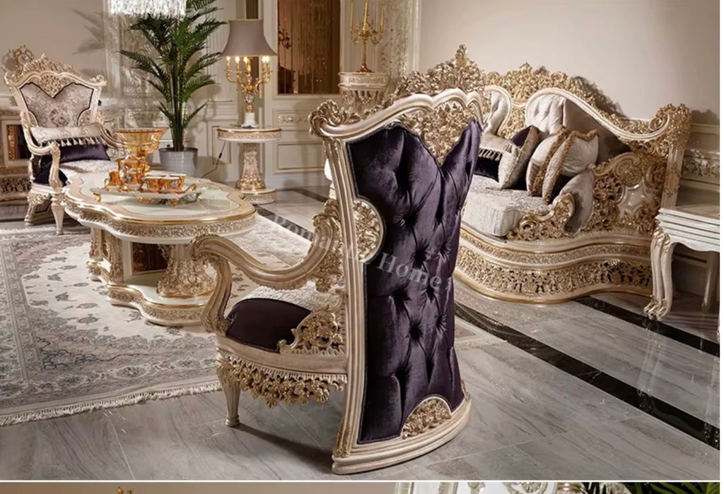 Royal Mahogany Living Room Set